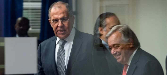 Τηλεφωνική επικοινωνία Λαβρόφ-Γκουτέρες για την αποτελεσματικότητα των Ηνωμένων Εθνών